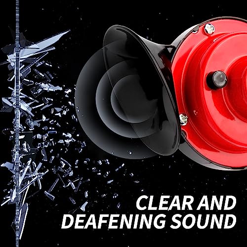 Yungeln KCLB Train Horns For Trucks 300Db Loud Air Electric Snail Horn,12V Waterproof Horns Kit Super Loud thumb #5