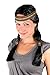 Produktbild WIG ME UP - LM3043-P103 Party Perücke Indianerin, schwarz, Zöpfe, mit Stirnband