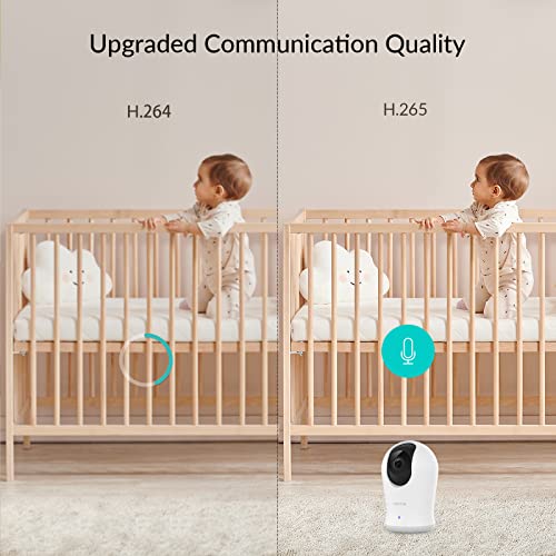 NETVUE Upgraded 2K Indoor Camera, Baby Monitor with Camera and Audio, Advanced AI Detection, FHD Night Vision Pet Camera… - Image 5