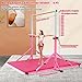 MARFULA Foldable Gymnastic Bar with Mat for Kids Ages 3-20, 350 lbs Weight Capacity, Gymnastic Kip Bar Horizontal Bar for Gymnast, Gymnastic Training Equipment for Home and Gymnastic Center Use