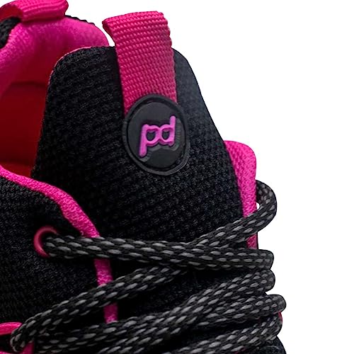 Tenis Feminino Masculino Menino Menina Nº 28 Ao 33 Infantil Confortável 11.97j (Preto/Pink, br_footw