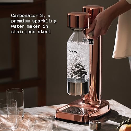 Image of Aarke Carbonator 3 - Sparkling Water Maker & CO2 Cylinder, Copper