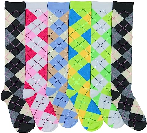 Image of ToBeInStyle Women's Pack of 6 or 12 Knee High Socks