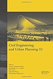 Civil Engineering and Urban Planning III
