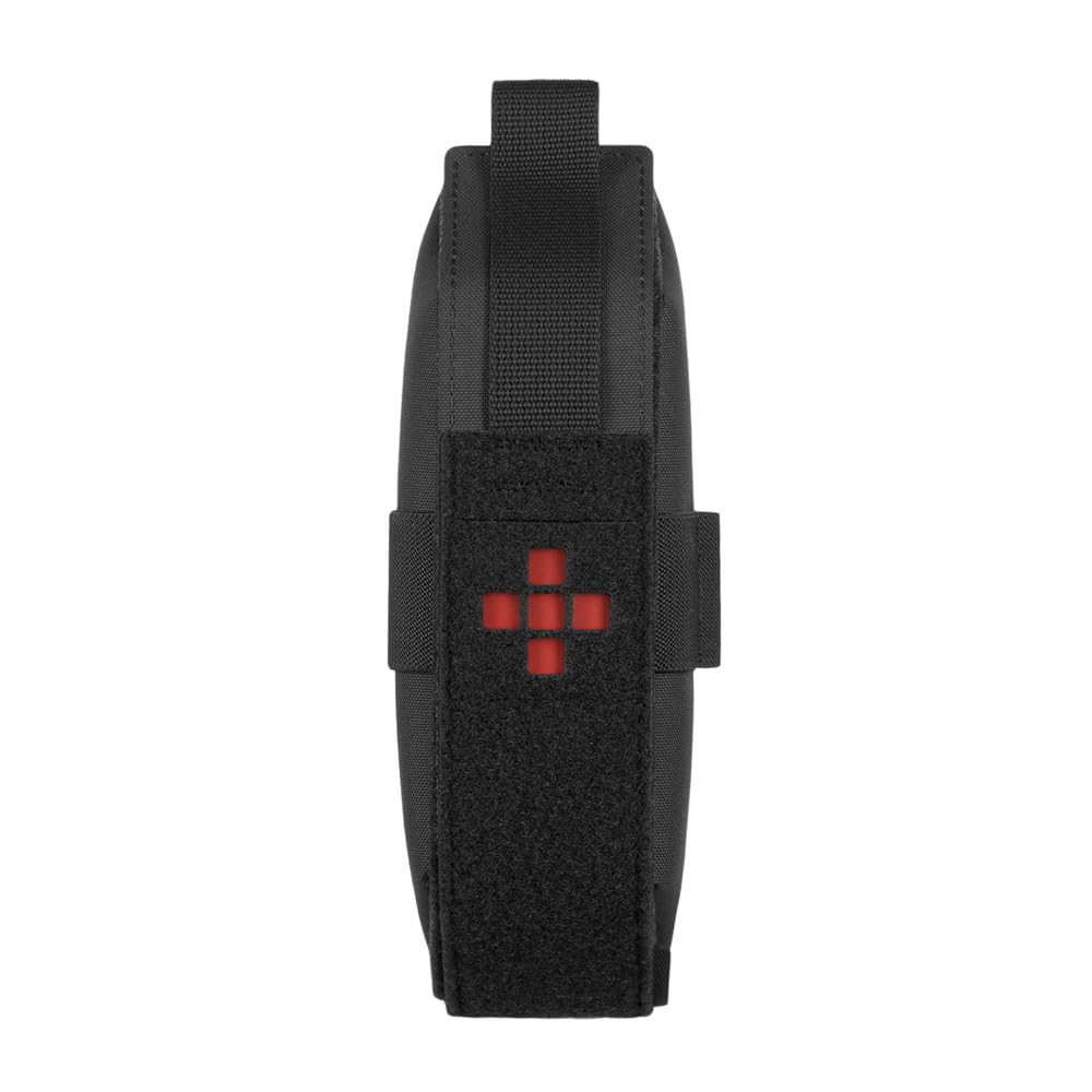 M-Tac Taktische Tourniquet-Tasche – geschlossene MOLLE-Pouch für Erste-Hilfe, Cordura Squadron, Laser Cut, kompakt, langlebig, ideal für Militär, Outdoor, Airsoft & Rettungseinsätze, Black