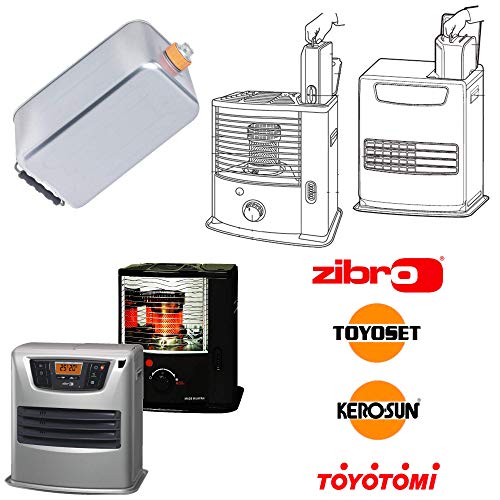 'Zibro Depósito 7,6L Mod."L para estufas zibro|toyotomi Mod lc-135, LC-400, lc-sl530, LC-40 (Type A), lc-140, LC-150