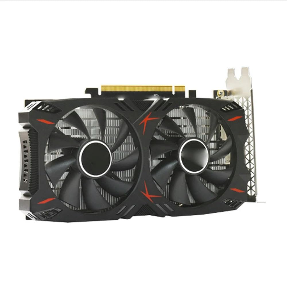 Generic for 1 PCS GTX1060 6GB Game Graphics Card Silent Fan Cooling 8000Mhz Desktop Computer GDDR5 Game Graphics Card Black, 6924023140854