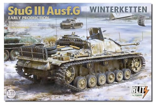 Maquette Char Stug.iii Ausf.g Takom 8010 assemblage précis sans ajustement complexe