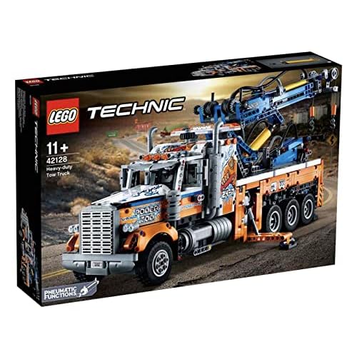 LEGO 42128 Technic Schwerlast-Abschleppwagen, Modellbauset, Technik für Kinder, Kran-Spielzeug, Geschenk für Mädchen und Jungen ab 11 Jahren
