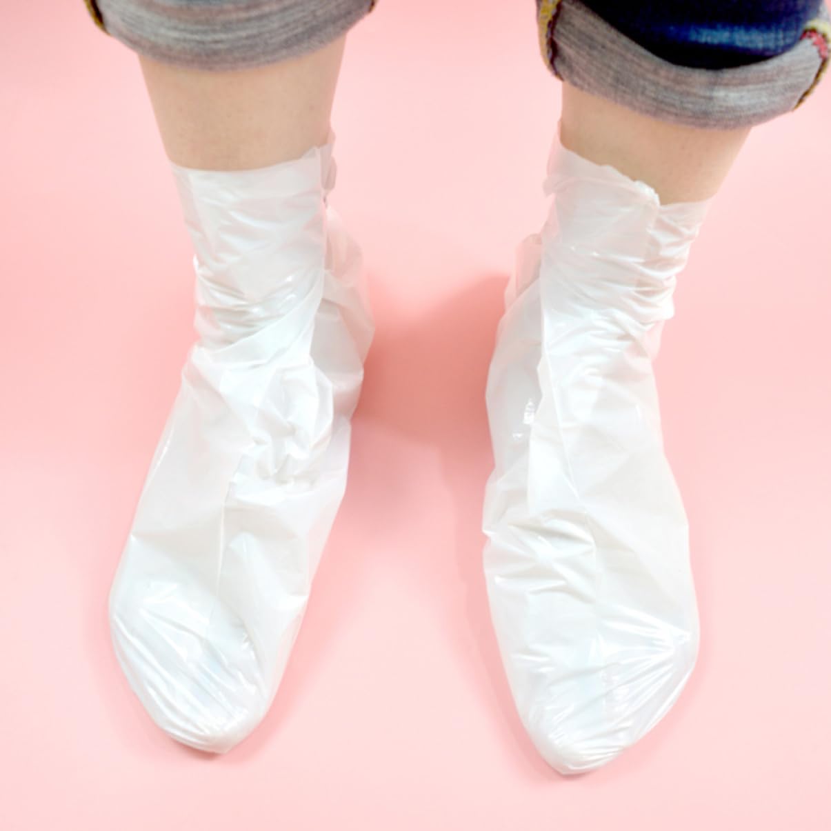 50pcs Therapy Foot Covers Disposable Foot Covers Pedicure Kit Deodorant