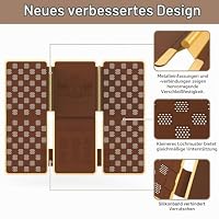 BoxLegend V7 Faltbrett für Kleidung, Premium mit Metallkanten, Braun – Ansicht 4