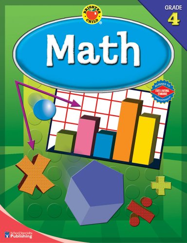 Math, Grade 4 (Brighter Child Workbooks)