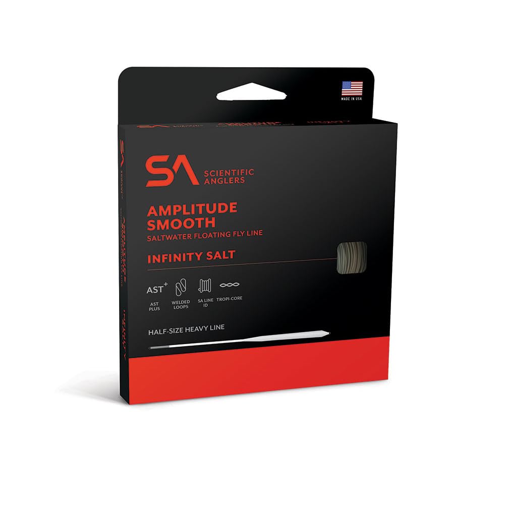 Scientific Anglers SA Amplitude Infinity Salt Smooth, Black/San/Horizon, WF-8-F