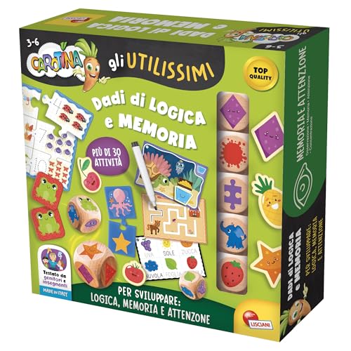 Lisciani Giochi Carotina Gli Utilissimi Dadi Educativi Logica E Memoria