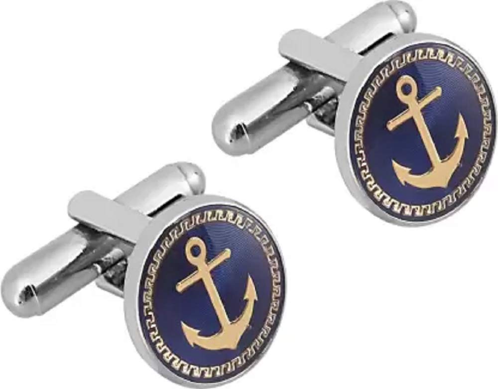 Exotica Fashions Metal Cufflink (Blue) (B08KFHL9LQ) Amazon Price History, Amazon Price Tracker