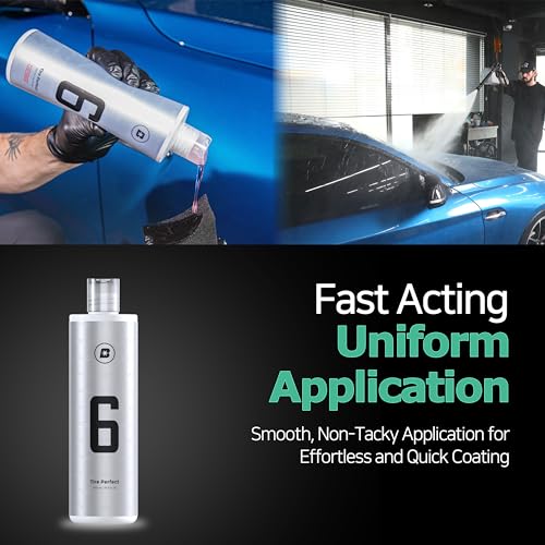 Blask No. 6 Tire Perfect - High Gloss Tire Shine with Anti-Pollution and UV Protection - Hydrophobic - Prevents Browning - Tire and Wheel Wax (16.91oz) - Image 4