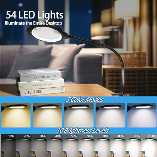 12X Magnifying Glass with Light