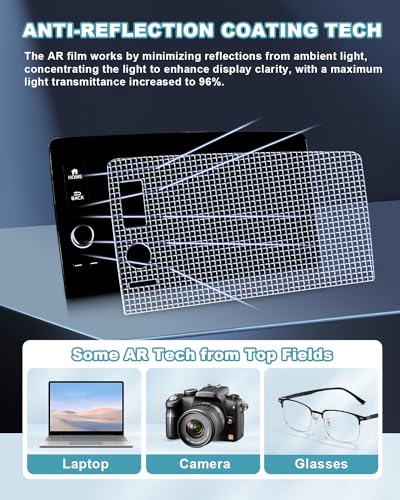 Image of CDEFG 2PCS 2023-2025 2026 CR-V Anti Glare Screen Protector | for 2023-2025 2026 Honda CR-V 9-Inch Touchscreen, HD Clear 2025 2026 Honda CR-V Hybrid Accessories