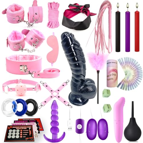 29 Piece BDSM Bondage Restraints Kit Sex Toys Set for Couples