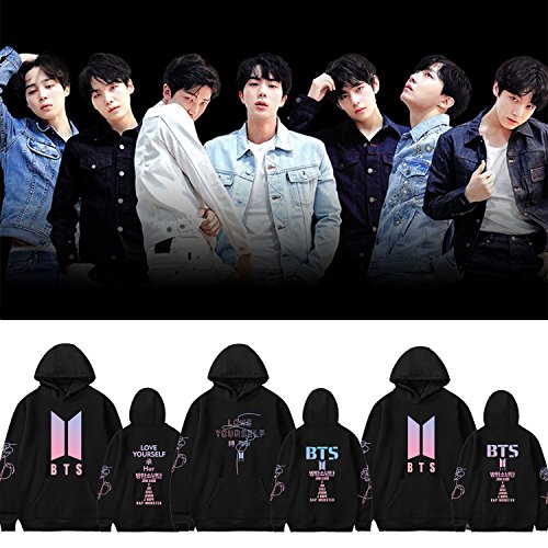 Kpop Bts Love Yourself Her Tear Hoodie Suga V Jin Desertcart