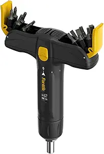 Fanttik TS2 PRO Torque Screwdriver Wrench Set, T-handle, Bits Storage Design, 12 Pcs S2 Steel Bits, 1/4" Drive, 15-75 in-lbs, Suitable for Bike and Maintenance