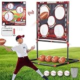 VROGTIK Football Toss Game for Kids Ages 3-8 - Outdoor Toy for Backyard, Beach & Camping for Toddlers & Family Party Fun