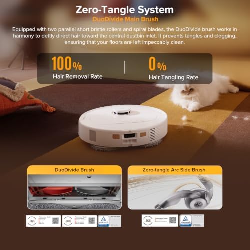 roborock Qrevo S5V Robot Vacuum and Mop, FlexiArm Edge Mopping - 4