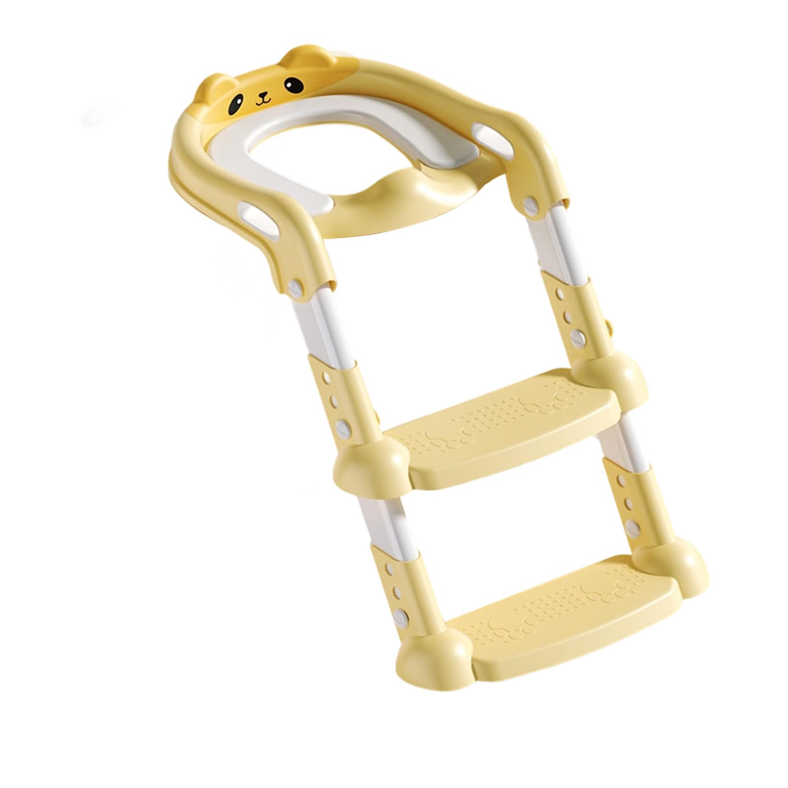 3-fach höhenverstellbarer Töpfchentrainingshocker für Kleinkinder, faltbare Trittleiter, rutschfeste Basis, ergonomisches Design, Toilettensitz, Tritthocker, Toilettensitz