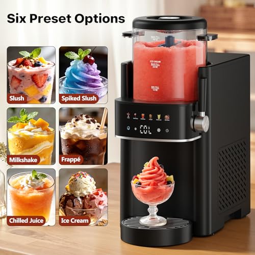 image for Ranvaira Slushie Machine, Ice Cream Maker, 40 oz. Slushy Machine for H