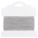 Beebeecraft Cadena de Eslabones de Plata de (30) cm 65.6mm 1mm de Acero Inoxidable con Eslabones Soldados para Collares Bisutería Colgantes Pulseras Y Manualidades.