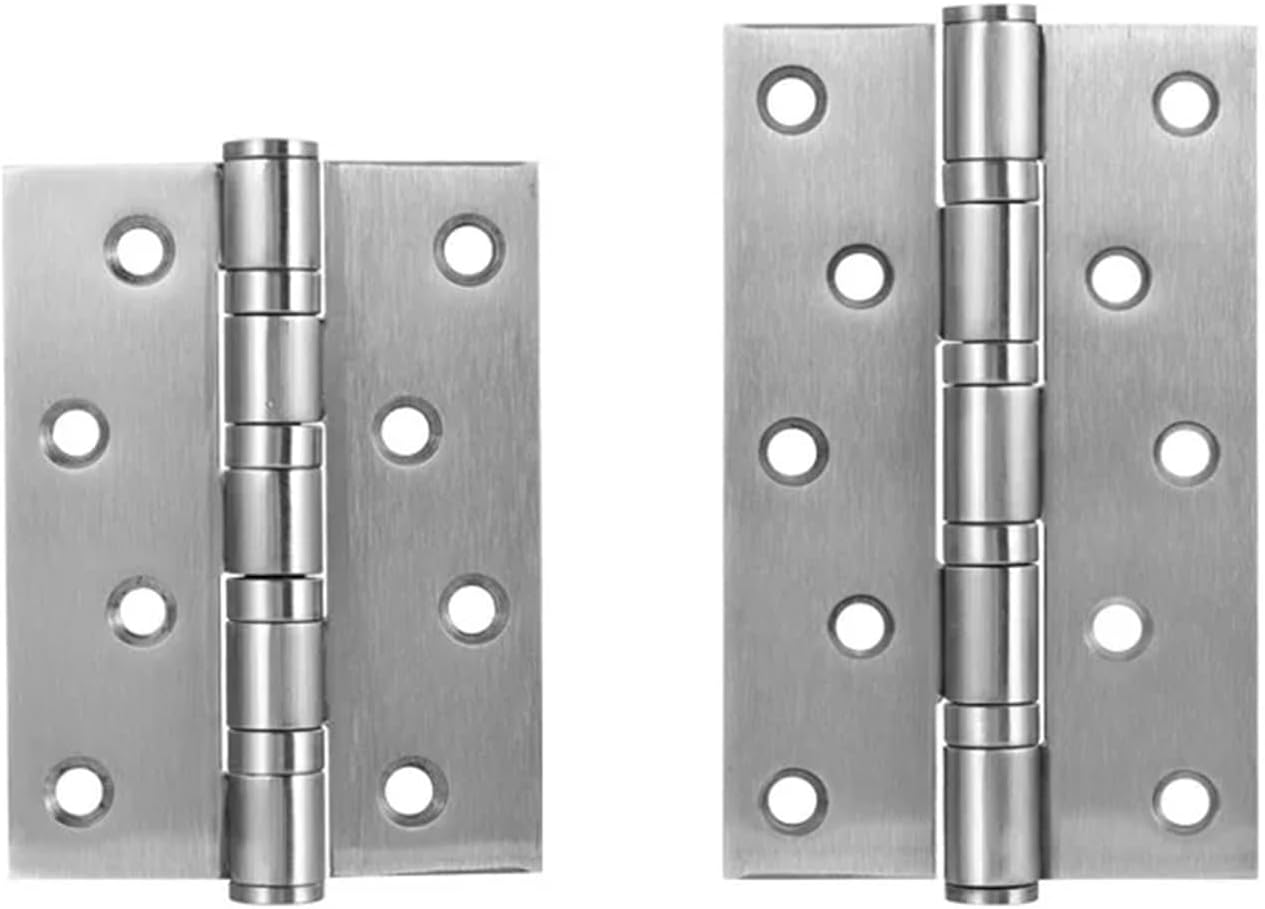 4/5 Inch Stainless Steel Mute Bearings Hinge 3mm Thick Heavy 1Pcs(5 inch)