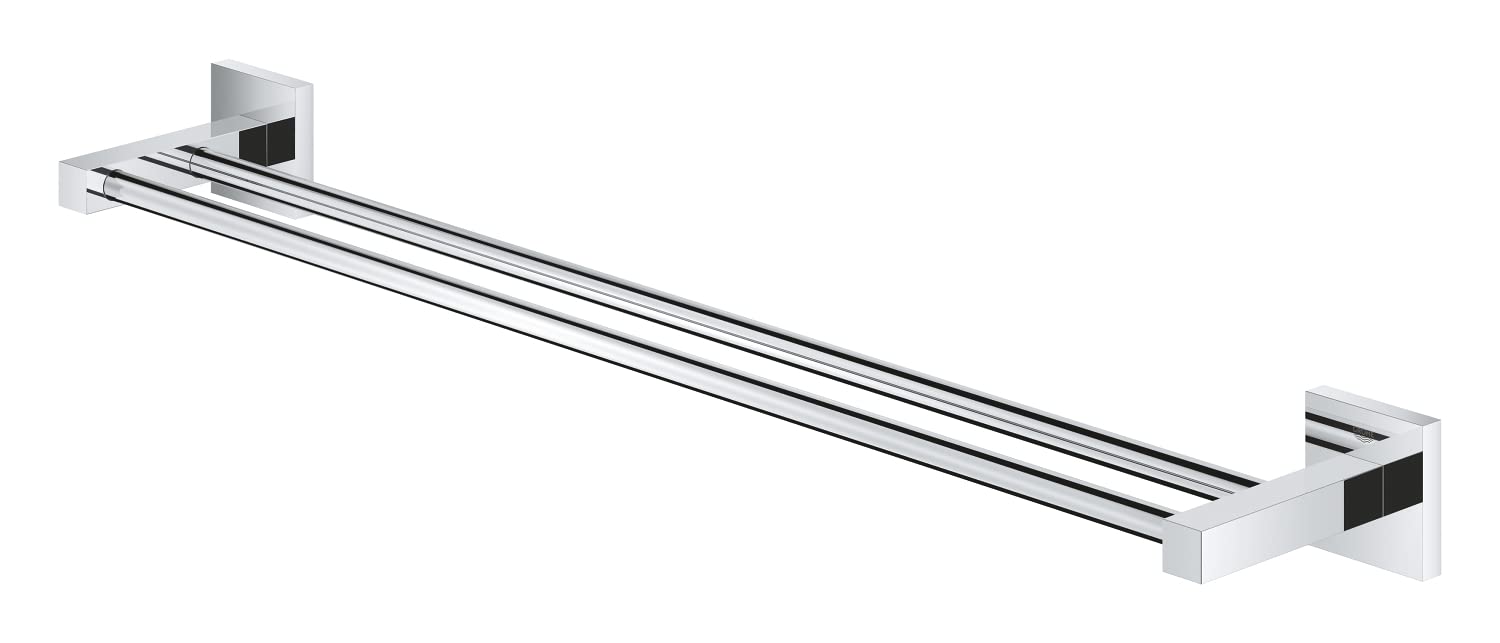 GROHE Start Cube - Barra de toallas doble, 600mm, cromo, ref. 41104000