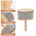 FUNOMOCYA Wooden Handle Metal Cabasa for Musical Plaything for Sound Coordination Educational Percussion Instrument for Boys Durable Comfortable Design