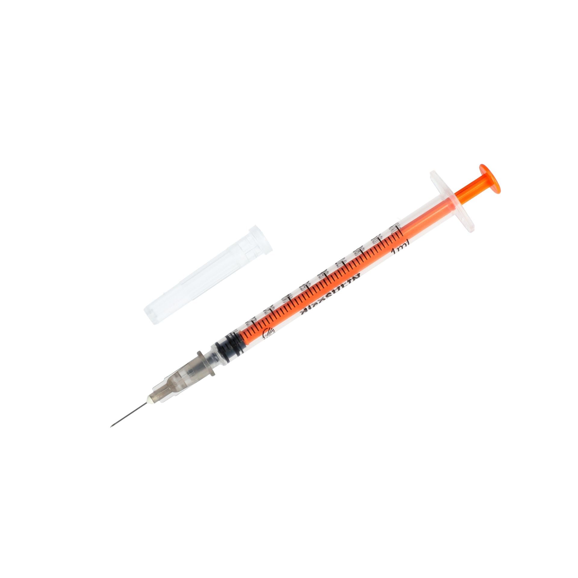 Seringue à insuline 1 ml – Versions U-100 Usage unique - Boite de 100 pièces