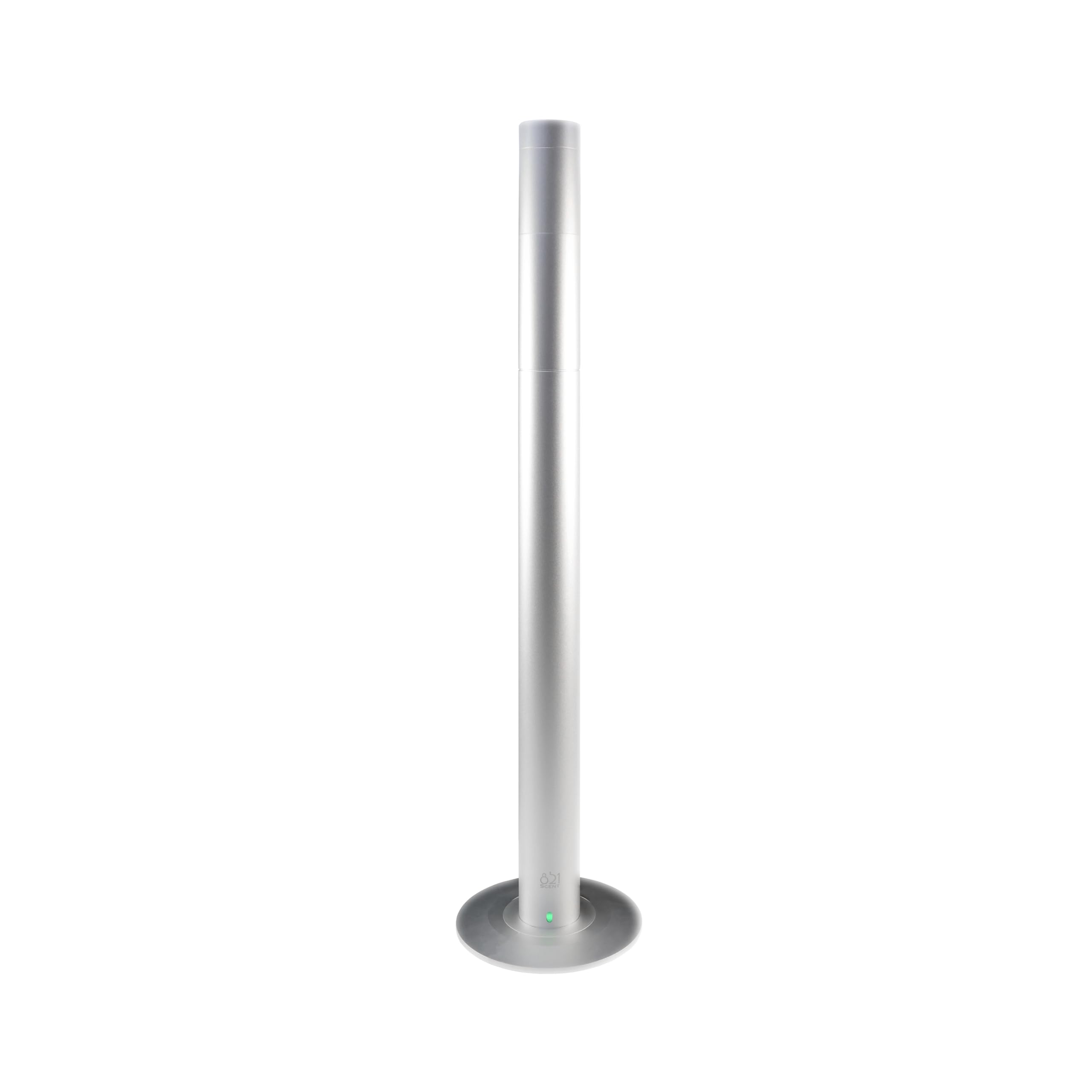 Difusor de Aroma Sin Agua Profesional – 821SCENT Le Grand™ Difusión en Frío para Hogar, Hotel y SPA – Cobertura 100 m² – Control Remoto – (Metallic Silver)