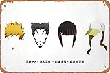Tin Signs Anime, Monogatari (Series), Meme Oshino, Deishuu Kaiki, Izuko Gaen, Yozuru Kagenui Home Room Cafes Bar Club Office Vintage Decor 12 x 8 Inches