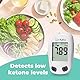 Go-Keto Ketone Messgerät (mg/dl) im Kickstart Set - Ketone Meter, 10 Ketone Teststreifen & Zubehör, Keto Meter zur Ketonemessung bei einer Keto Diät, Ketone Check zu Hause & unterwegs