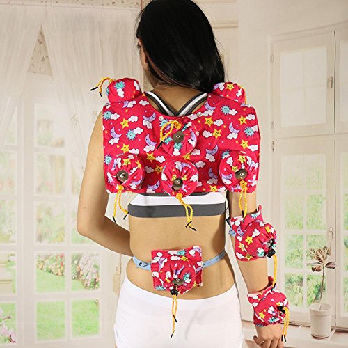 AMYMGLL Neck and shoulder back temperature moxibustion device 9 Pure cotton sleeve + 9 stainless steel hand moxibustion moxibustion Box Health Massage Portable