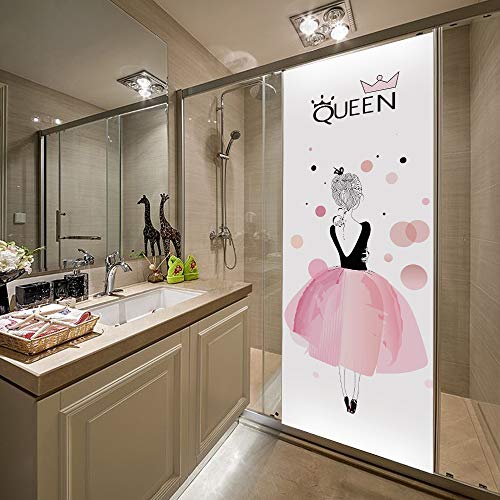 Papier peint peintures autocollant pour masquer les défauts d'une porte intérieure usée - 3