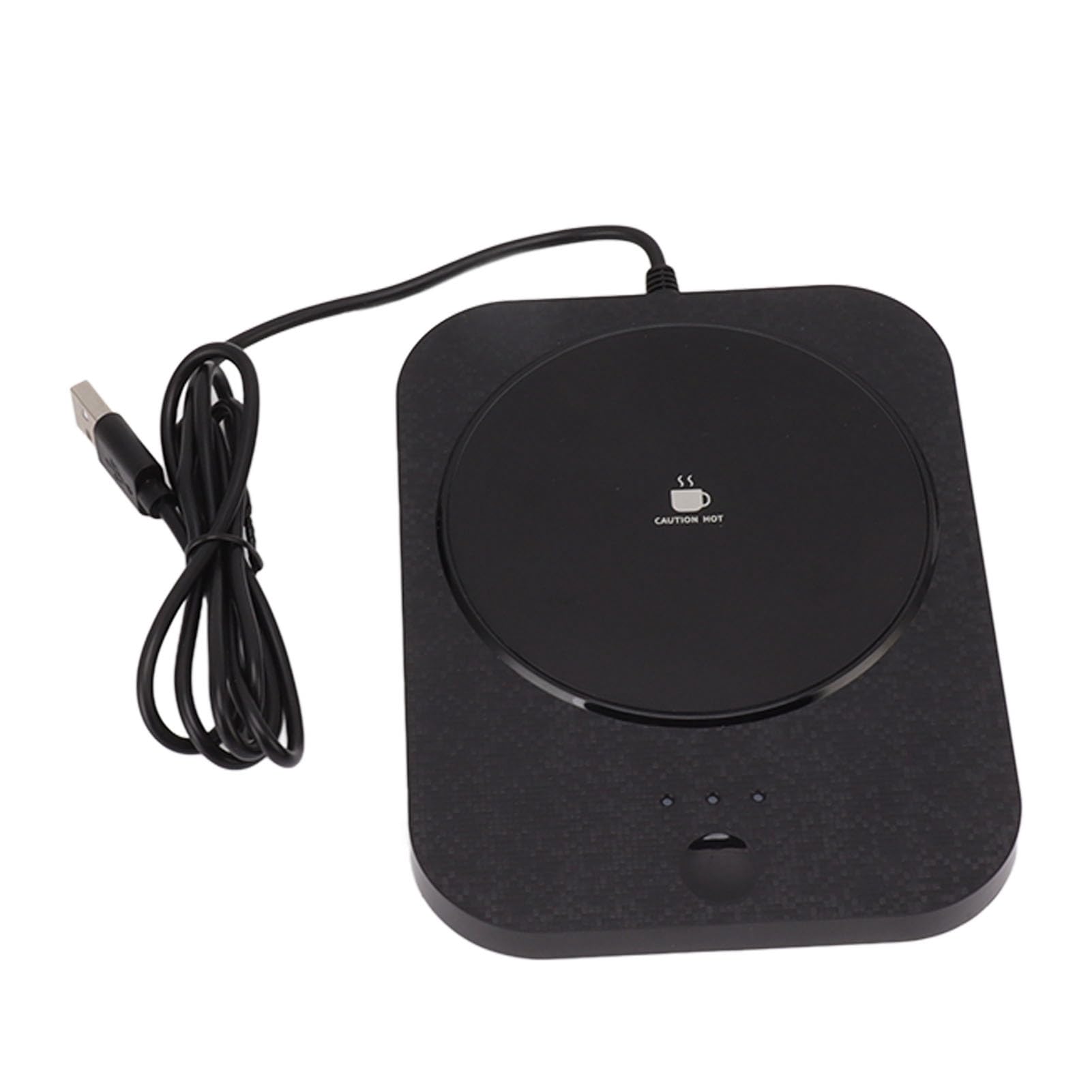 Electric Cup Warmer, 3 Gear Fast Heating USB Milk Coffee Beverage Warmer Plate Black, Mug Warmer, Beverage Warmer, Coffee Warmer