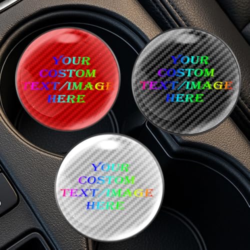 Posavasos personalizados para portavasos de auto universales miniatura 4