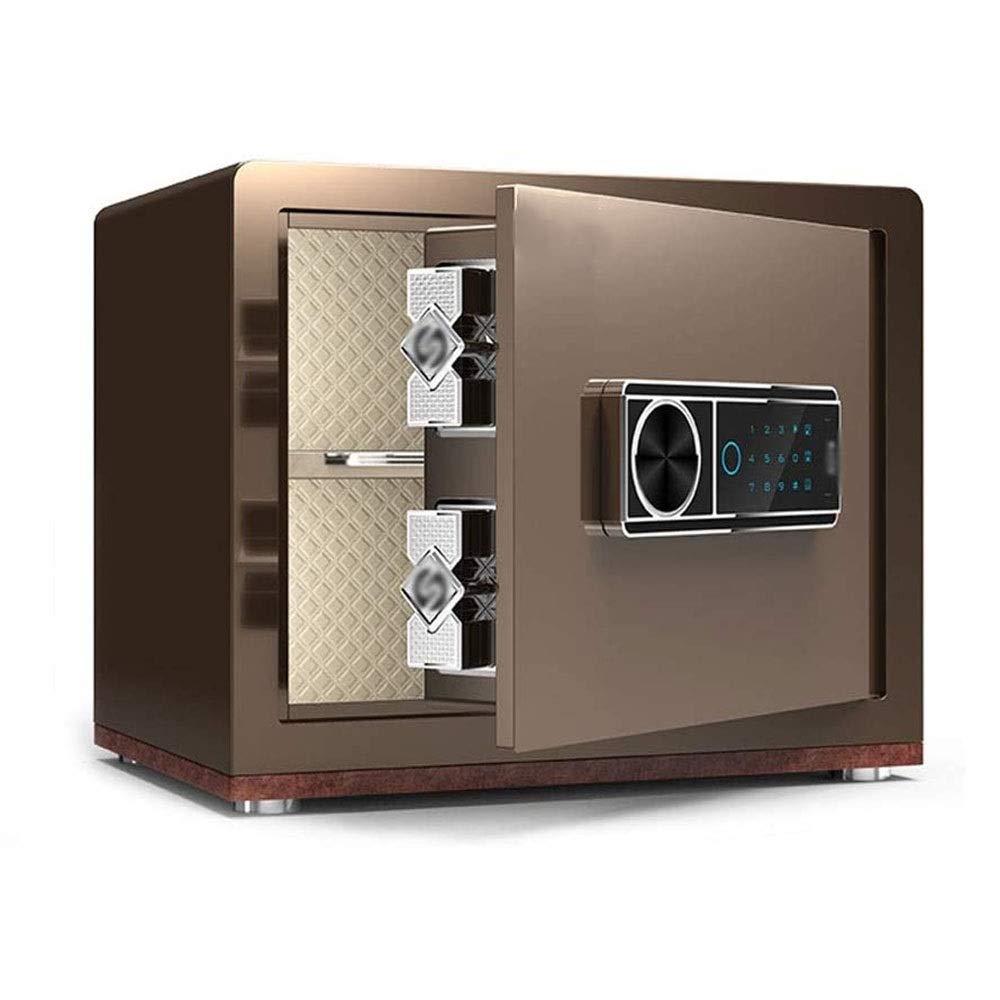 Cassaforte ignifuga e impermeabile, cassaforte antifurto per cassetti, mini cassaforte con password e impronte digitali, cassaforte per chiavi remote di casa, piccola cassaforte da parete per ufficio,