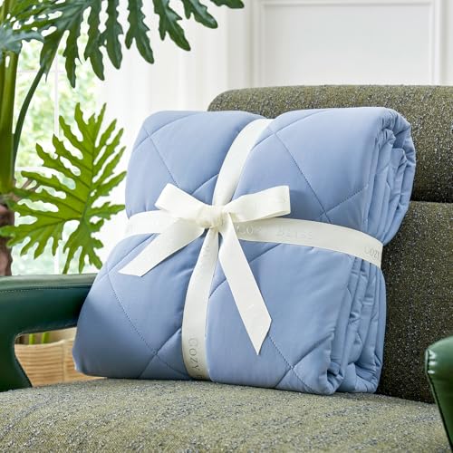 Cozy Bliss Cooling Blanket for Hot Sleepers Queen Size - image 6