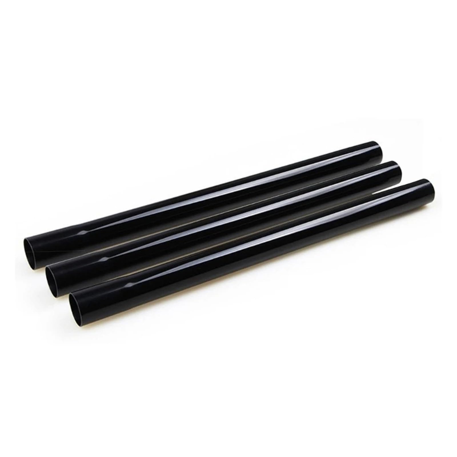 3Pcs Universal Adjustable Extension Pipe 32mm Telescopic Suction Rod Tube Wand Vacuum Cleaner Attachment Accessories(Black)