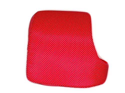 Caminha de Cachorro e Gato OnPets Iglu/Toca/Cama Pet Extra Grande em Tecido na cor Vermelho Poa GG08