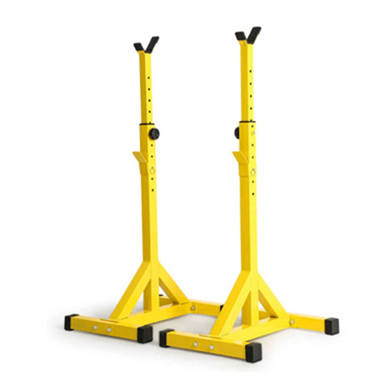 FENOKD Squat Rack Sport Squat Rack Power Stands Barbell Adjustable Press Weight Home