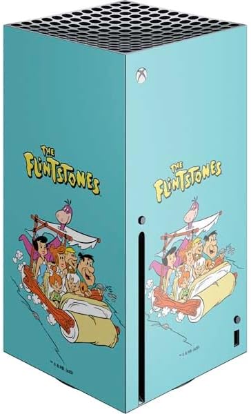 Skinit Decal Gaming Skin Compatible with Xbox Series X Console - Officially Licensed The Flintstones and Rubbles Design