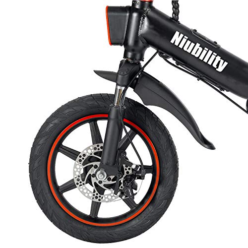 Elektrische fiets, inklapbaar, 14 inch, 400 W, motor, opvouwbare e