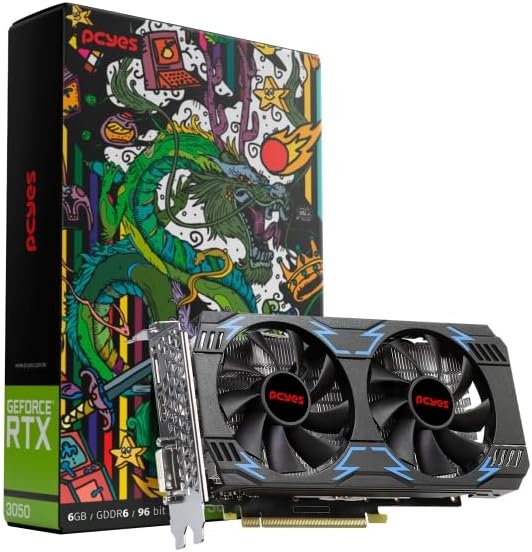 GPU NVIDIA GEFORCE RTX 3050 6GB GDDR6 96BITS PCYES PVRTX30506GB