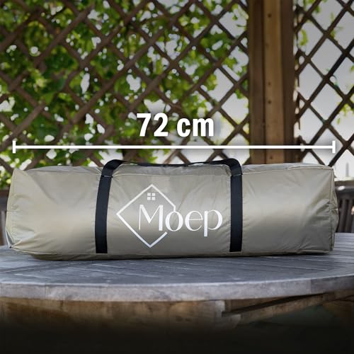 Pavillon Zelt, 3,5m x 3,5m inkl. Seitenwänden, Shelter als Sonnenschutz oder Regenschutz für Camping, Festival, Garten, Events oder Überdachung, Partyzelt – Bild 6